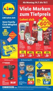 Lidl Angebote vom 14.07.25 Bis 19.07.25 - insgesamt 65 Seiten
