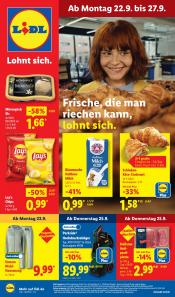 Lidl Angebote vom 22.09.25 Bis 27.09.25 - insgesamt 68 Seiten
